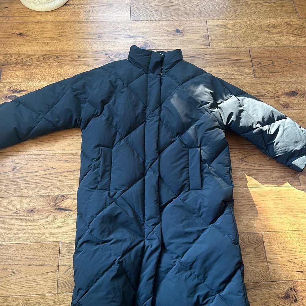 Stand studio long puffer